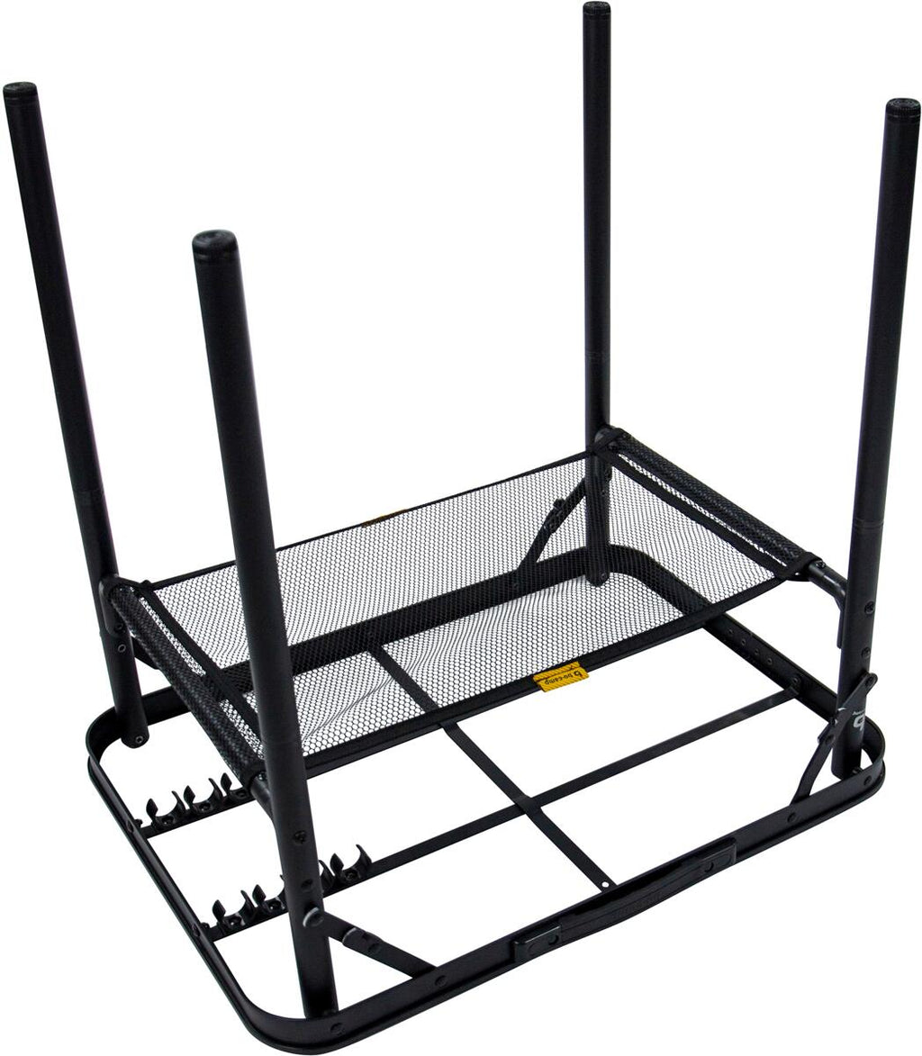Campingbord Garland 60x45 cm høydejusterbart detalj av bordplate