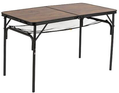 Campingbord Greene 120x60 cm aluminium koffertbord forfra