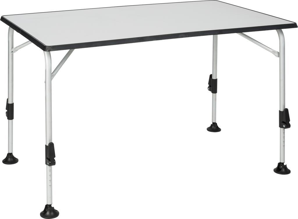 Campingbord Ivalo 2 klappbart 115 x 70 cm aluminiumsramme forfra
