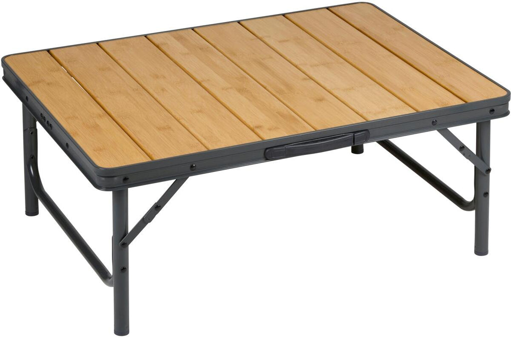 Campingbord klappbart høydejusterbart 75x55 cm forfra