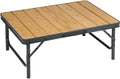 Campingbord klappbart høydejusterbart 75x55 cm forfra