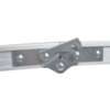 Campingbord koffertmodell aluminium 120x60 cm pakket sammen