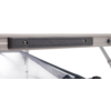 Campingbord koffertmodell aluminium 120x60 cm sammenbrettet som koffert