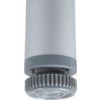 Campingbord koffertmodell aluminium 120x60 cm justerbare ben