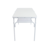 Campingbord koffertmodell Yvoire Pastel 120x60 cm detalj av bordplate