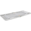 Campingbord koffertmodell Yvoire Pastel 120x60 cm montert og klar til bruk