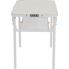 Campingbord koffertmodell Yvoire Pastel 60x45 cm detalj aluminiumramme
