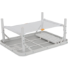 Campingbord koffertmodell Yvoire Pastel 60x45 cm netting under bordplate