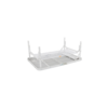 Campingbord koffertmodell Yvoire Pastel 90x60 cm montert med justerbare ben