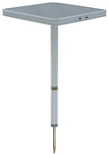 Campingbord Le Prique justerbar hoyde 26x26 cm aluminium - Eurotrail forfra