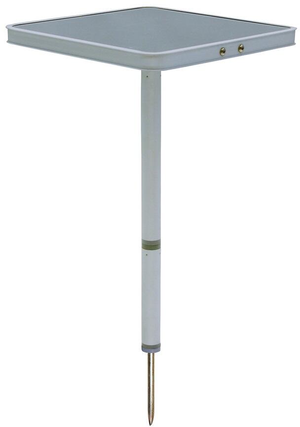 Campingbord Le Prique justerbar hoyde 26x26 cm aluminium - Eurotrail forfra