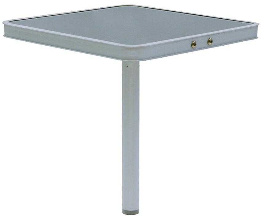 Campingbord Le Prique justerbar hoyde 26x26 cm aluminium - Eurotrail bakside