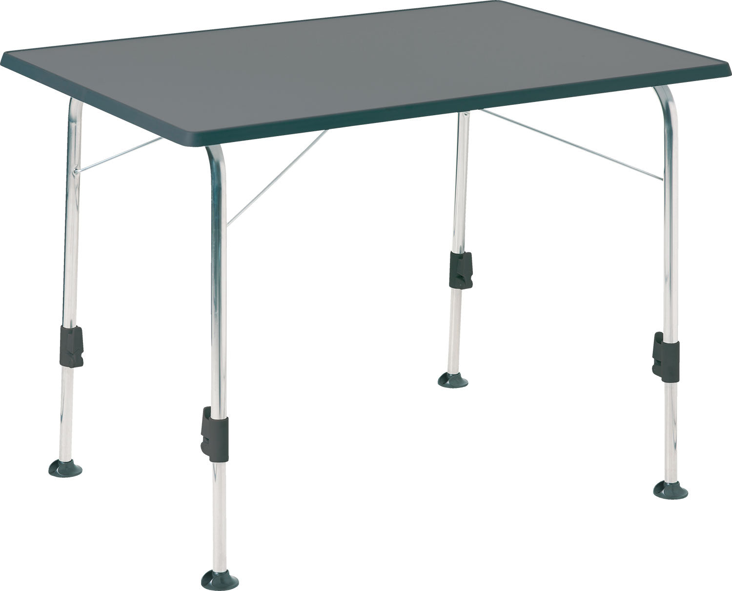Campingbord Luxe 2 klappbart 100 x 68 cm fra Dukdalf sett forfra