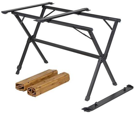 Campingbord Maryland bambus 111x72cm sammenleggbart med bæreveske