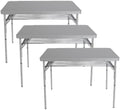 Campingbord med nett, MDF/aluminium, høydejusterbar 36/70 cm - Bo-Camp forfra