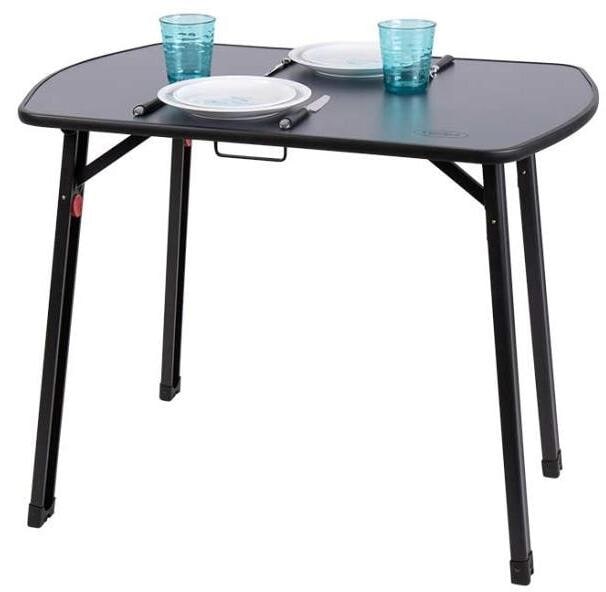 Campingbord med sammenleggbare ben 90x60x74 cm Camp4 forfra