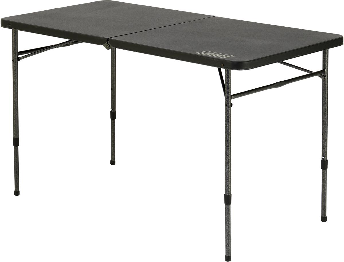 Campingbord Pack-Away med benker 102x61x70 cm svart Coleman detalj av bærehandtak
