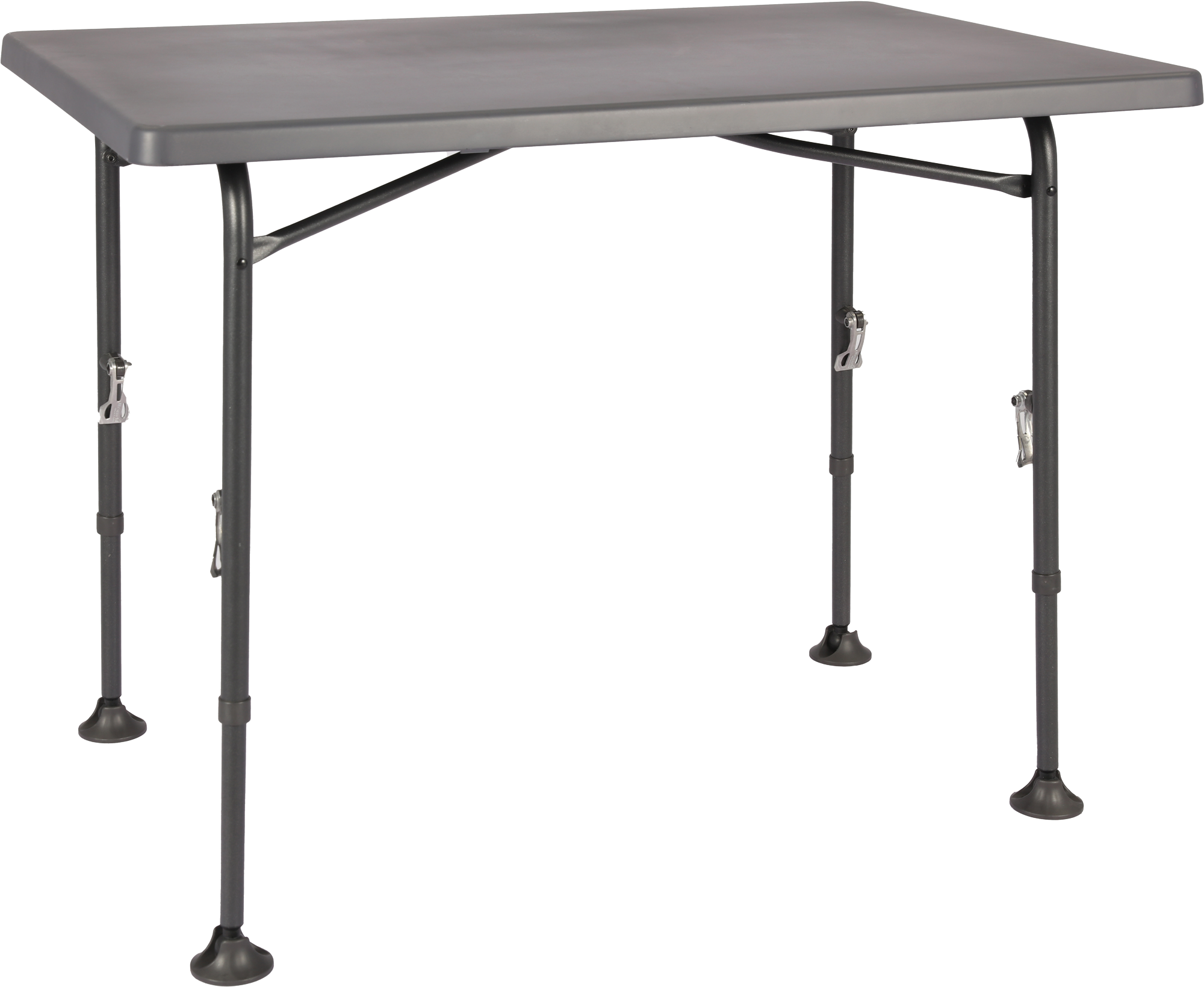 Campingbord Resino 100x68 cm høydejusterbar aluminium fra Westfield