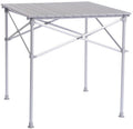 Campingbord rullbart aluminium 70x70cm 3,3 kg Frankana Freiko forfra