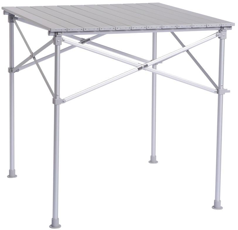 Campingbord rullbart aluminium 70x70cm 3,3 kg Frankana Freiko forfra
