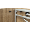 Campingbord Sorrento uttrekkbart 80/110/140 cm fiberglassplate nærbilde av bordplate