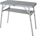 Campingbord St. Remy sammenleggbart aluminium 80x40 cm forfra