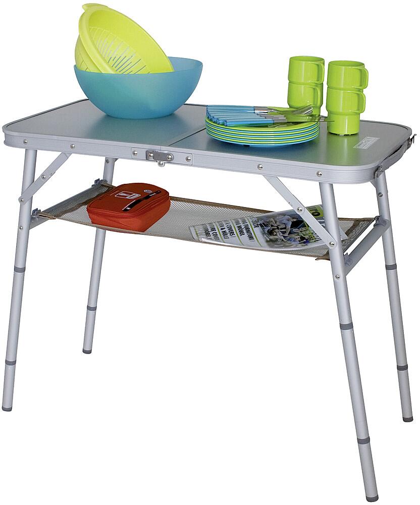 Campingbord St. Remy sammenleggbart aluminium 80x40 cm bakside
