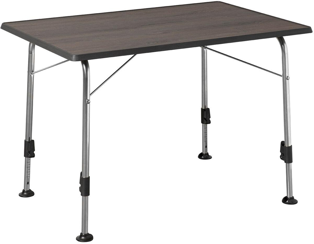 Campingbord Stabilic 2 klappbart 100x68 cm aluminium - Dukdalf sammenpakket