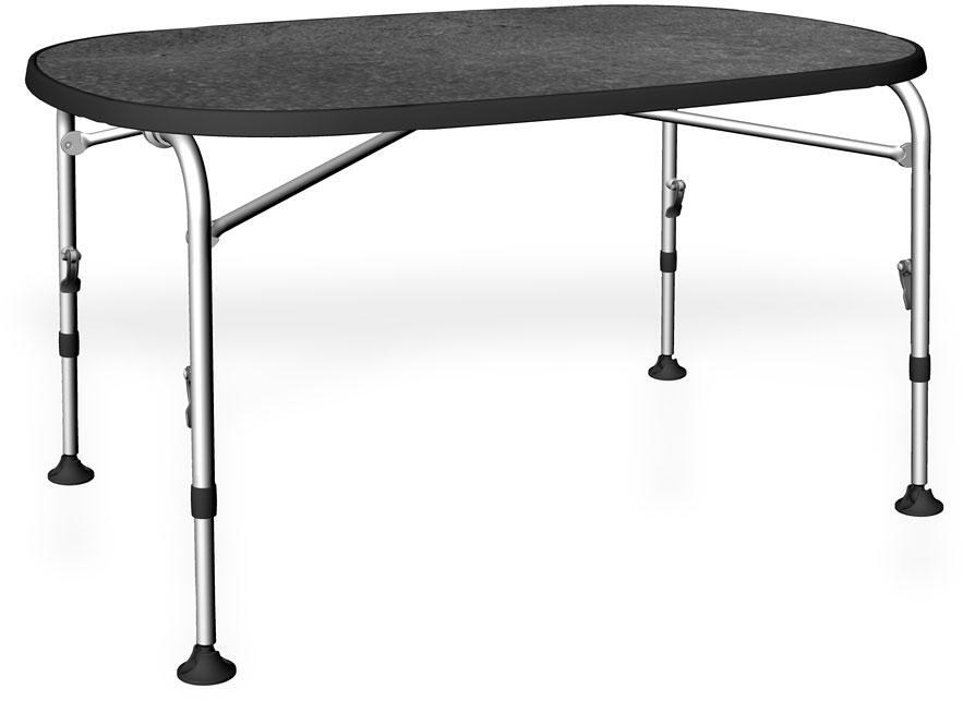 Campingbord Superb 130 ovalt sett forfra