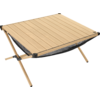 Campingbord Tavira rullbart aluminium bambusutseende bakside