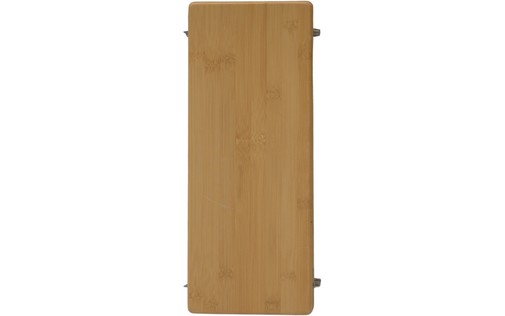 Campingbord Tebo 60 x 40 cm høydejusterbar bambus sideprofil
