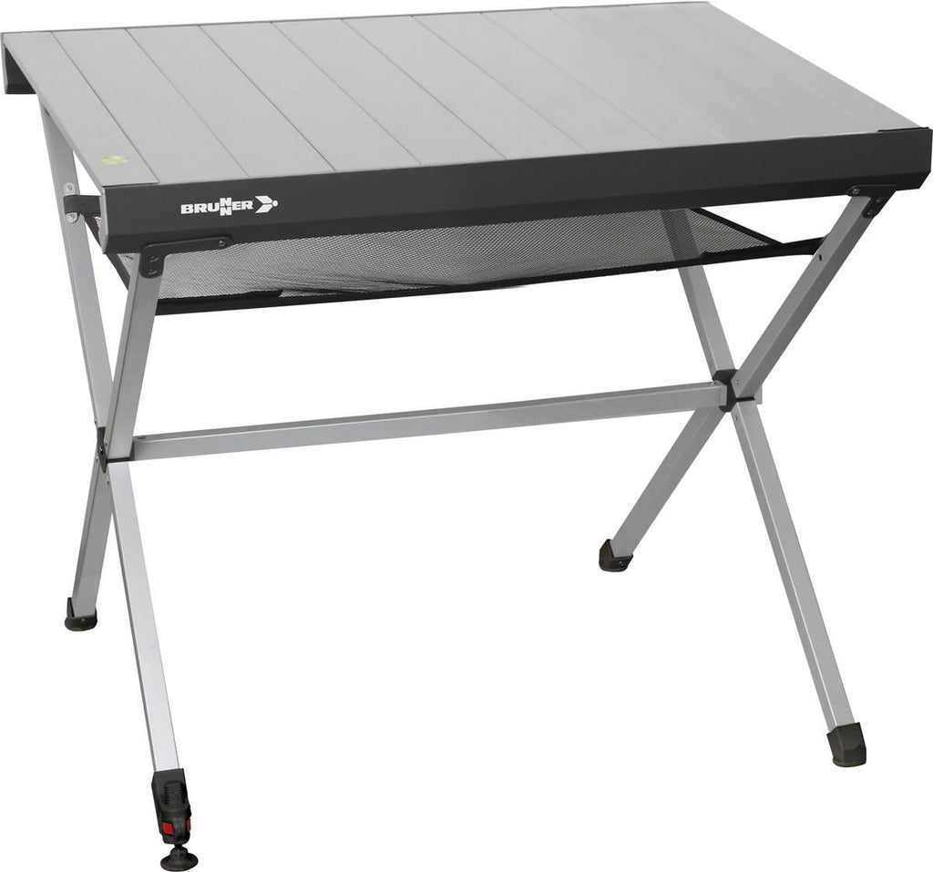Campingbord Titanium Axia rullbart aluminium med vater bakside