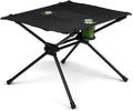 Campingbord Toadstool 60x40 cm svart forfra