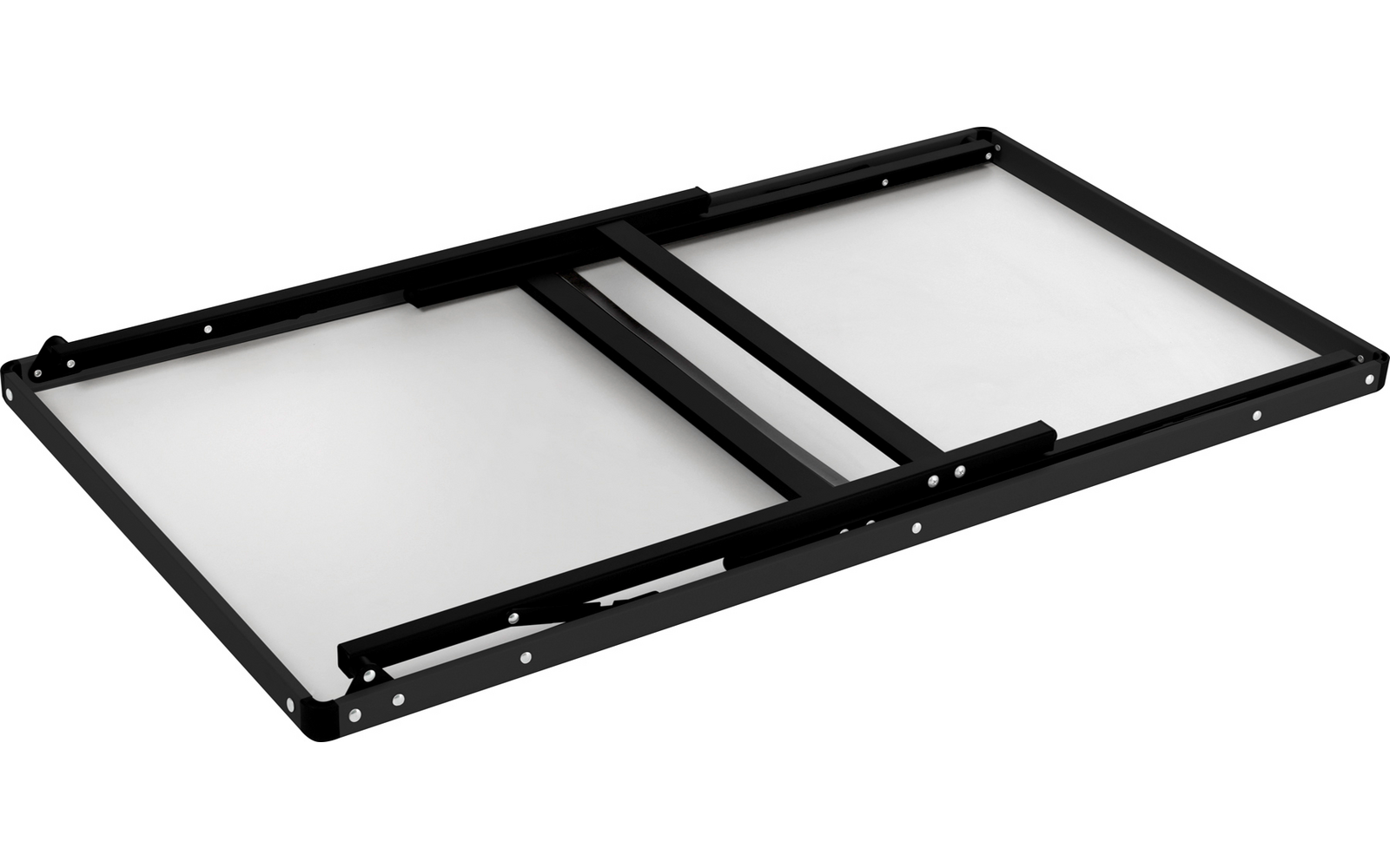 Campingbord Torun 2 klappbart aluminium 4,2 kg - Brunner nærbilde av bordplate