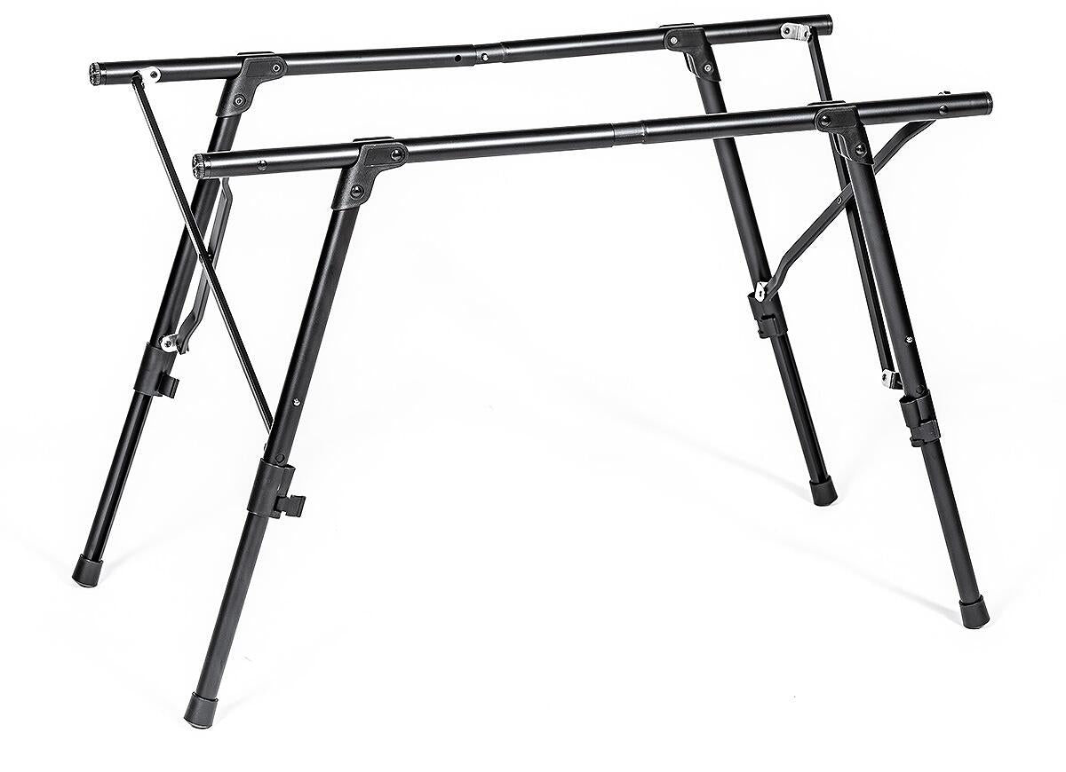 Campingbord ultralett foldbart høydejusterbart 83,5x48cm - Vickywood pakket i bæreveske