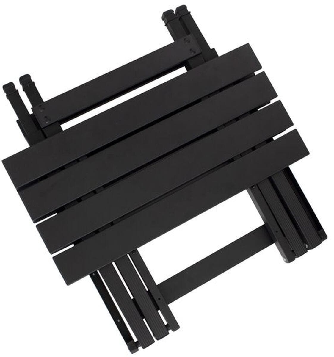 Campingbord Vienne aluminium klappbart detalj av sammenleggbar mekanisme