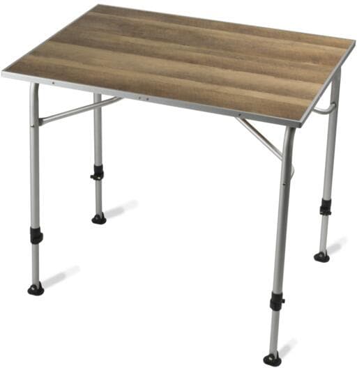 Campingbord Zero Light Oak med glassfiberplate bakside