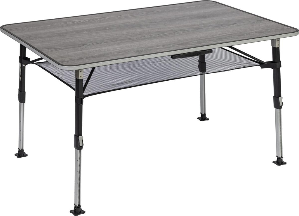Campingbord ELÙ Duplit Greywood 120x80 cm forfra