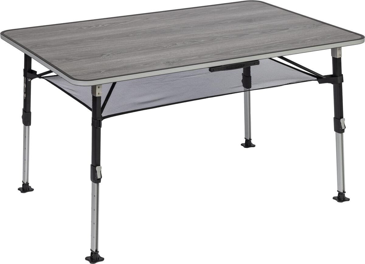 Campingbord ELÙ Duplit Greywood 120x80 cm forfra