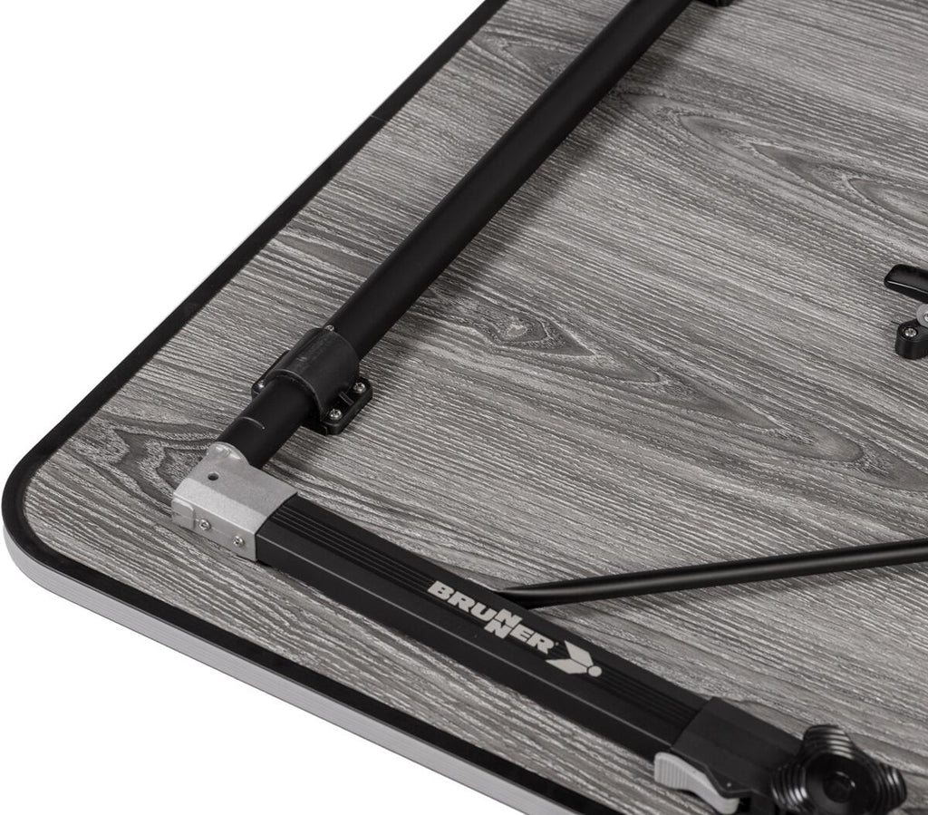 Campingbord ELÙ Duplit Greywood 120x80 cm med nettoppbevaring