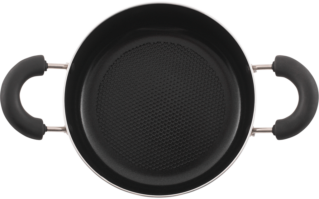 Campinggryte Feast aluminium med keramikbelegg 3 liter detalj av håndtak