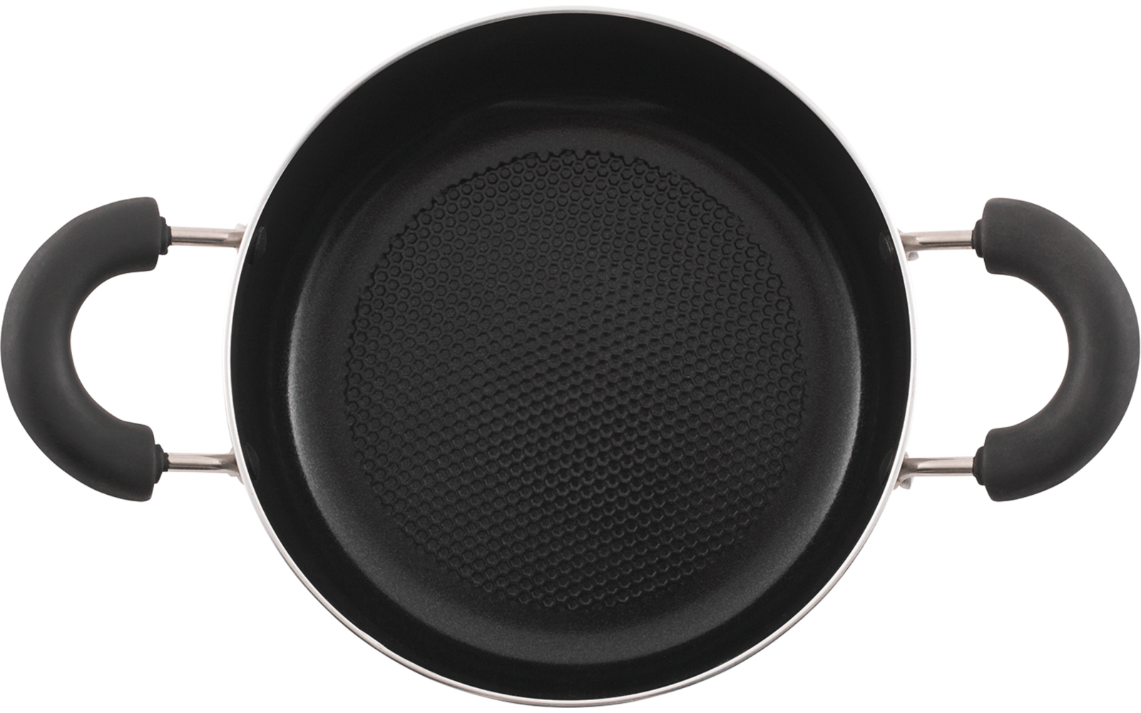 Campinggryte Feast aluminium med keramikbelegg 3 liter detalj av håndtak