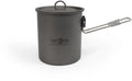 Campinggryte titan 0,7 l med klappbart håndtak forfra