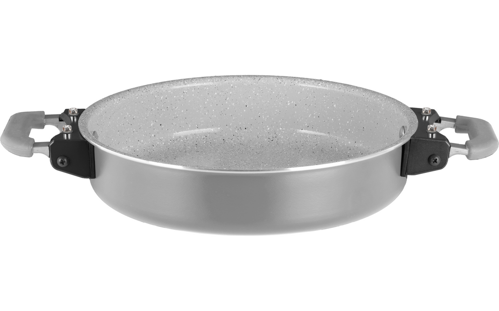 Campinggrytesett Fusion 8 deler stablebar med Vacublock-system - Brunner