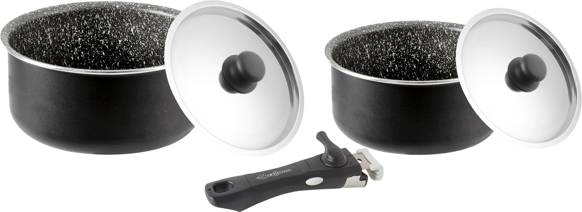 Campinggrytesett Pirate Pot 5 deler forfra