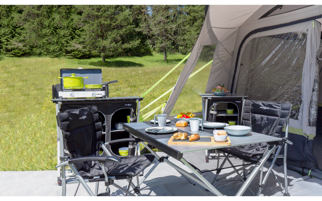 Campinggrytesett Popote Juniper 8+1 aluminium stablebar avtakbart håndtak