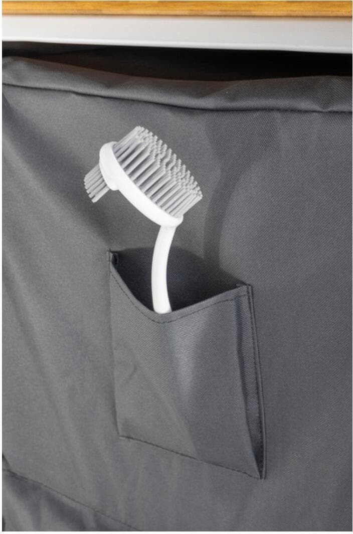 Campingkjøkken Bamboo Quick bakside med aluminiumramme