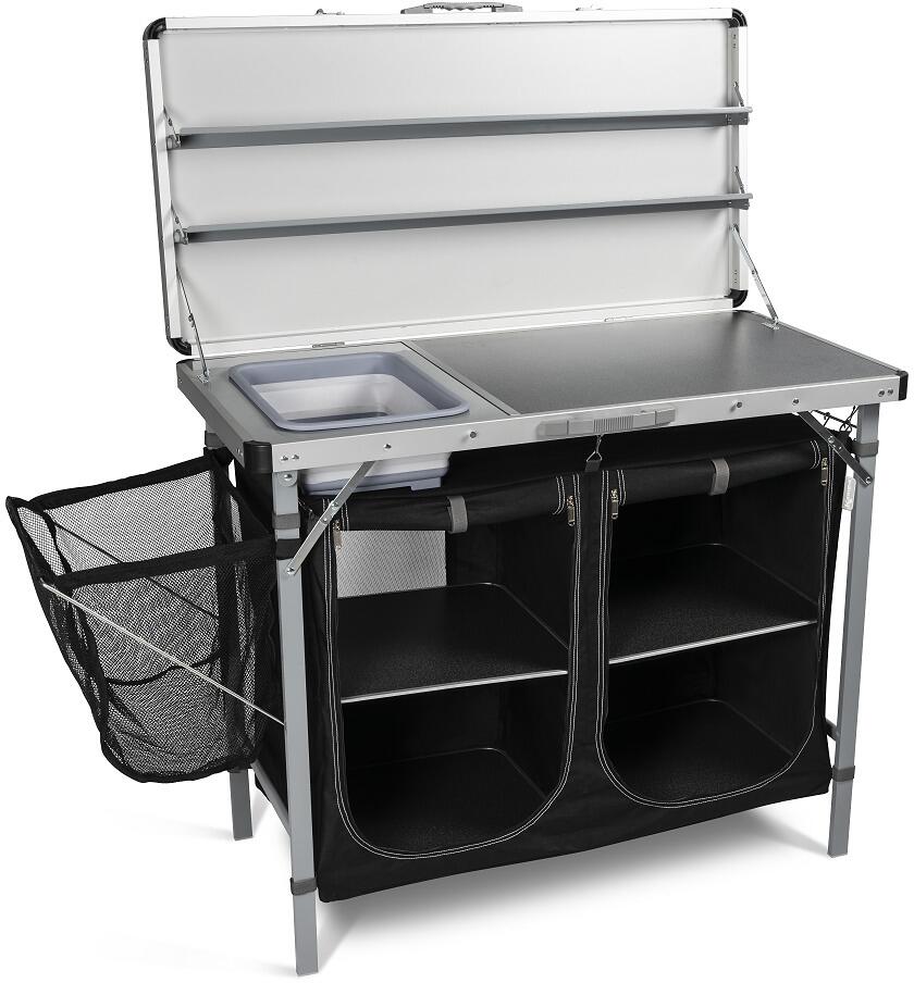 Campingkjøkken Chieftain 85x50x131cm med vindbeskyttelse fra Kampa