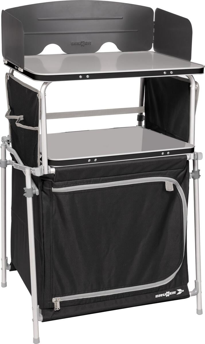 Campingkjøkken Kitchenette sammenleggbart 50x67 cm, 6 kg forfra