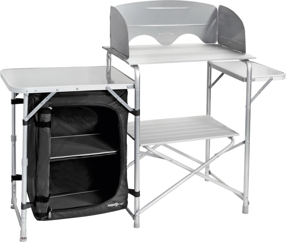 Campingkjøkken Snack Easy 143x40x80 cm med vindskjerm fra Brunner